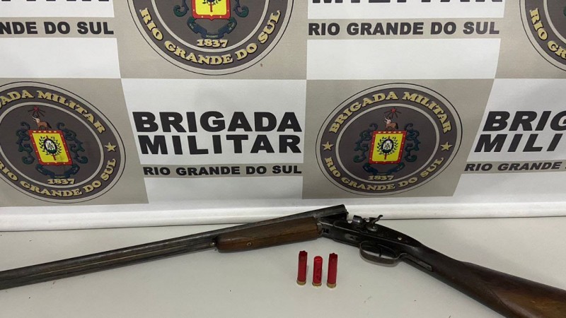 Apreensão de arma de fogo