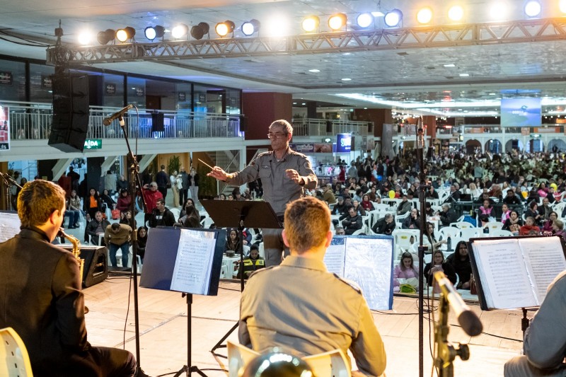 Apresentação da Banda de Música na Feira Nacional do Doce - Fenadoce