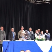 mesa de autoridades da formatura
