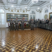 Soldados recebidos no Comando-Geral da BM