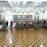 Soldados recebidos no Comando-Geral da BM
