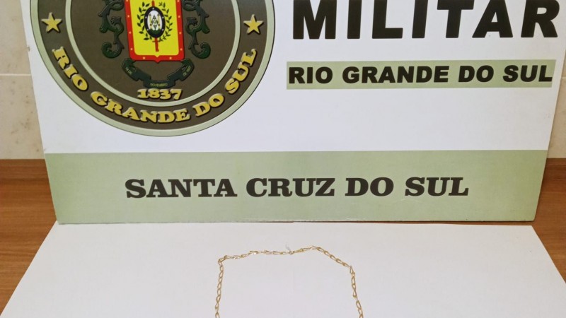 Policial Militar Feminina de folga prende autor de furto em Santa Cruz do Sul