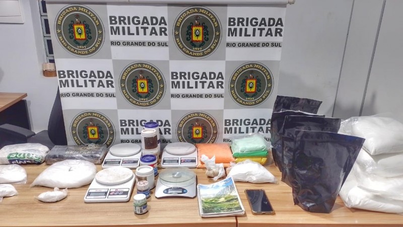 Brigada Militar de Venâncio Aires prende homem por tráfico