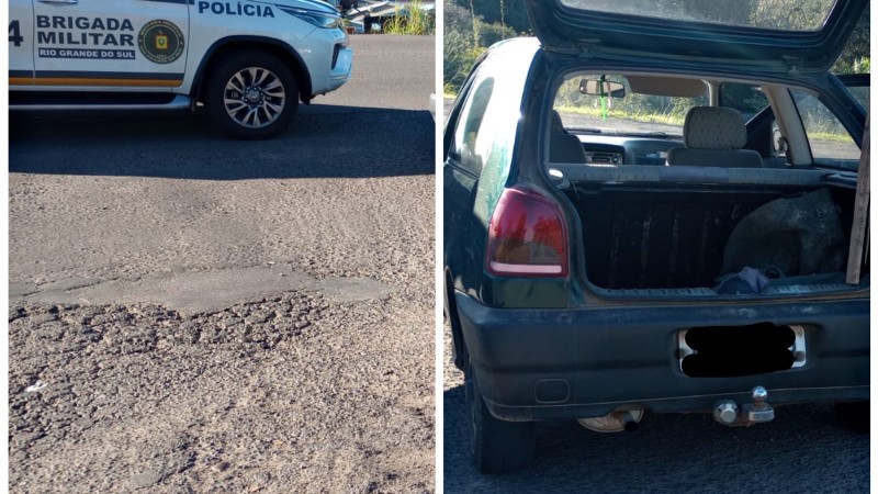 Brigada Militar prende homem por receptação de veiculo