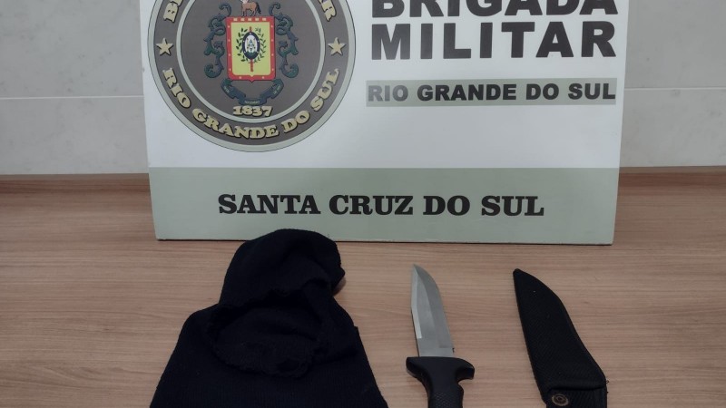 Brigada Militar apreende menores por tentativa de roubo a pedestre