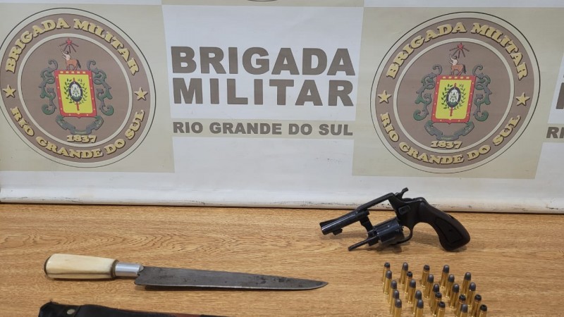 Brigada Militar - 3°Pelotão Guarani das Missões - Prisão por Porte Ilegal de Arma de Fogo