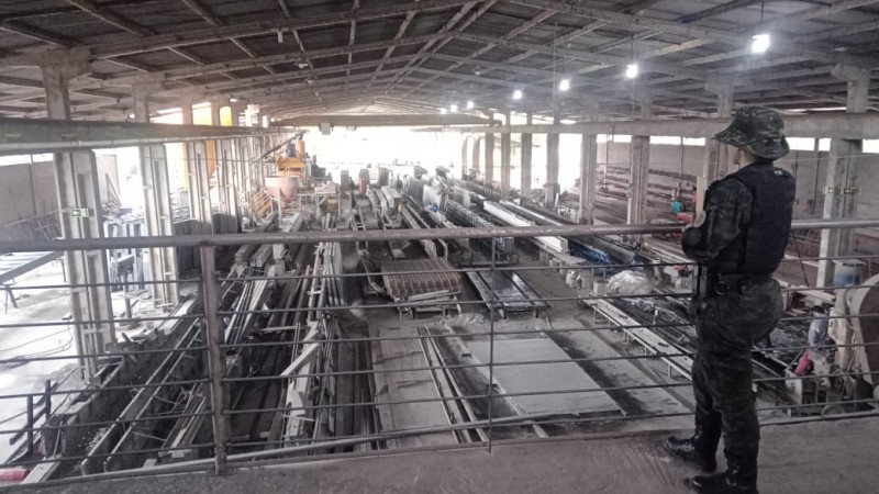 Operação Força Verde fiscalização de fabricação de estruturas de concreto