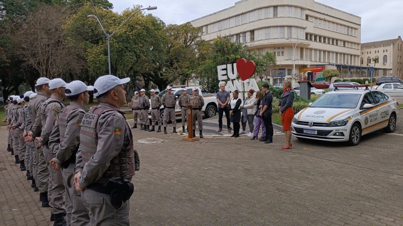BM no Dia Estadual em homenagem aos policiais mortos em serviço