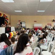Alunos prontos para a formatura