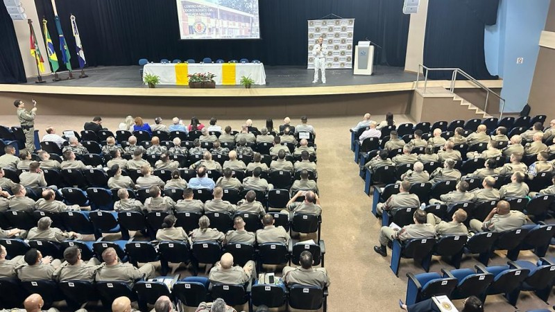Seminário contou com a presença de várias unidades da Brigada Militar.
