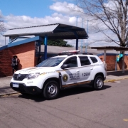 BM durante policiamento nas escolas