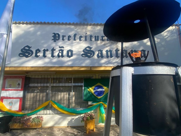 Fogo Simbólico no município de Sertão Santana