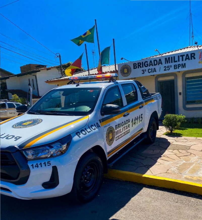 Viatura recebida pela Brigada Militar de Portão