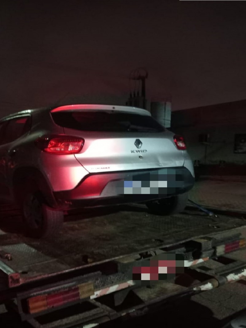 carro recuperado pela BM