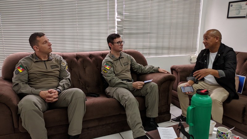 VISITA DO VEREADOR DINHO