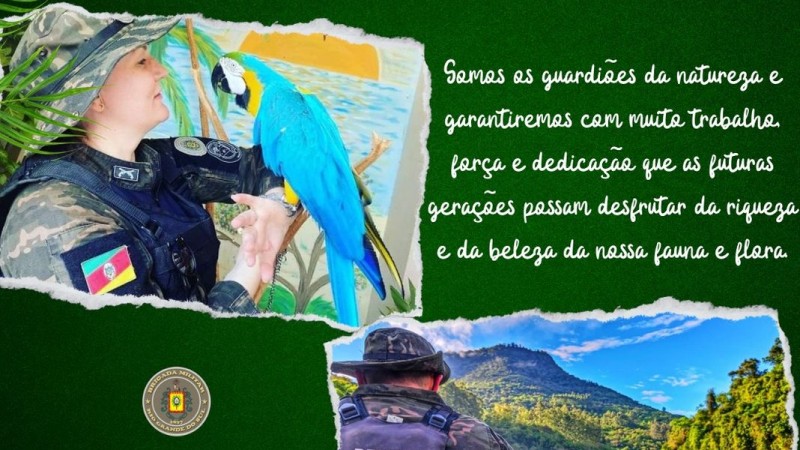 card Dia do Policial Militar Ambiental
