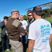 Brigada Militar presente na obra do Acesso Ivalino José Moreira