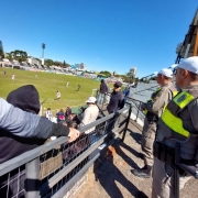 Brigada Militar garante segurança em partida de futebol