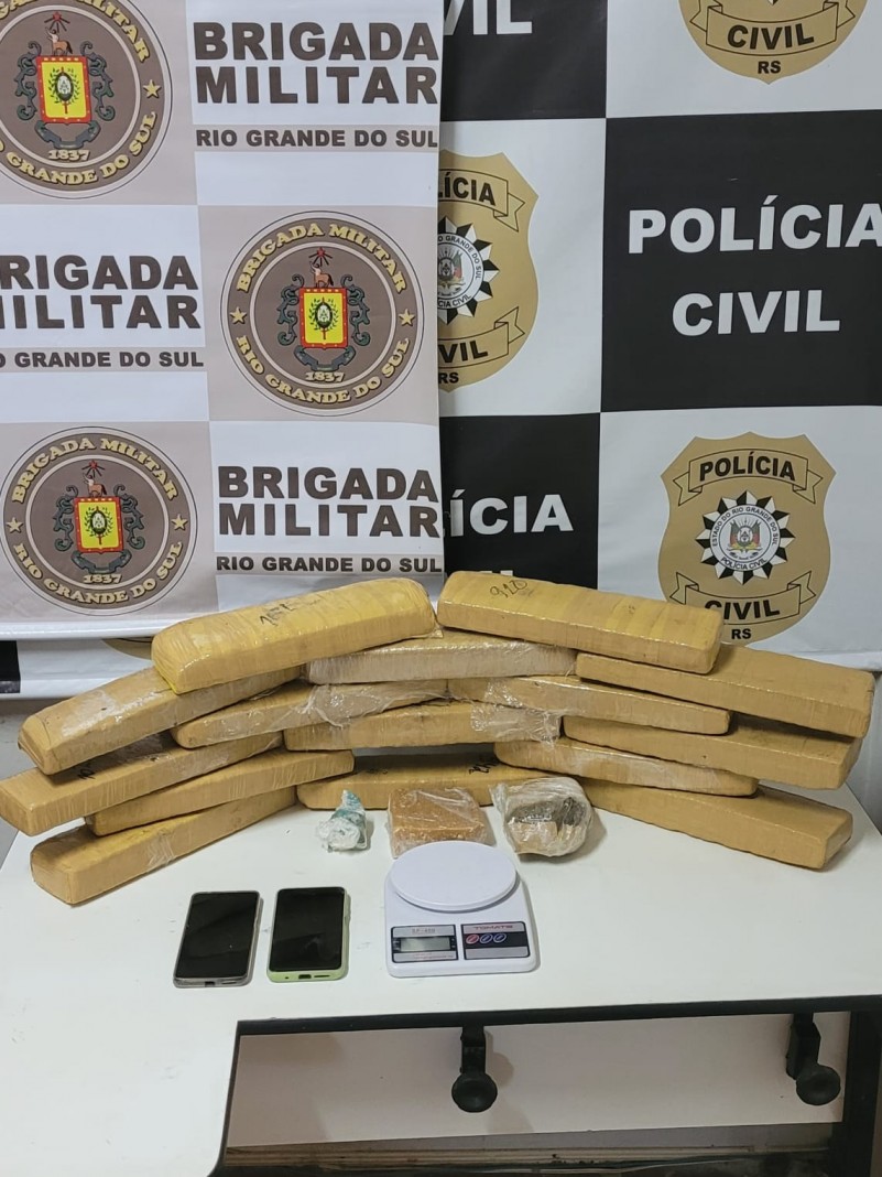Apreensão de drogas Jaguarão