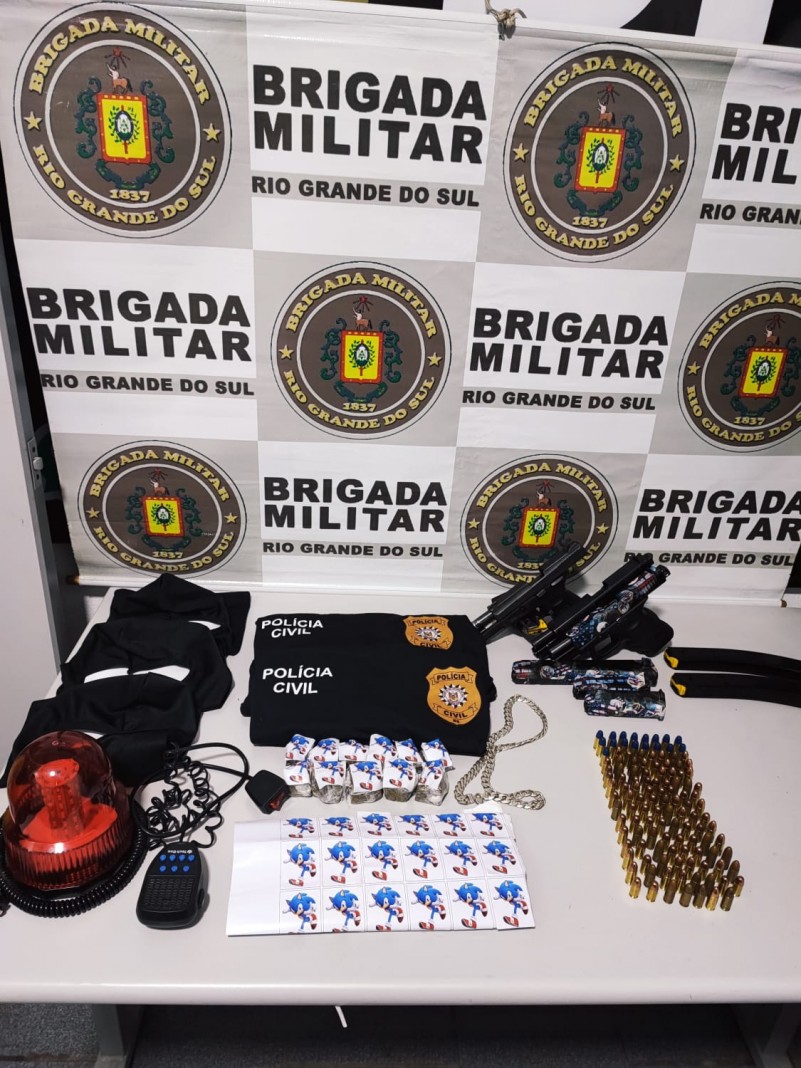 Apreensão de objetos em Estância Velha