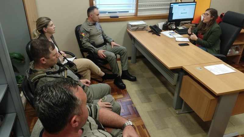 Brigada Militar participa de reunião com o Poder Judiciário