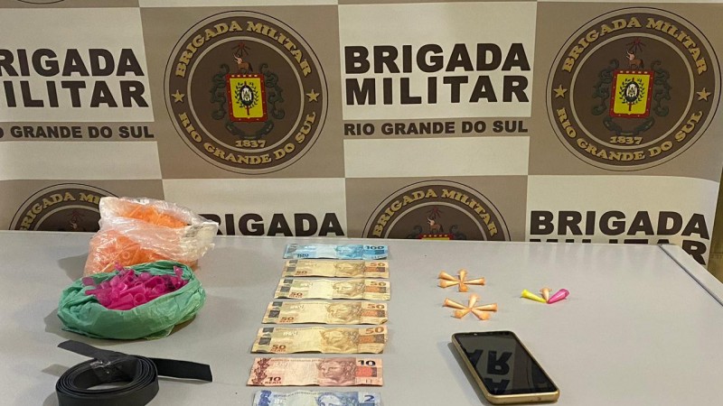 Prisão tráfico drogas Taquara