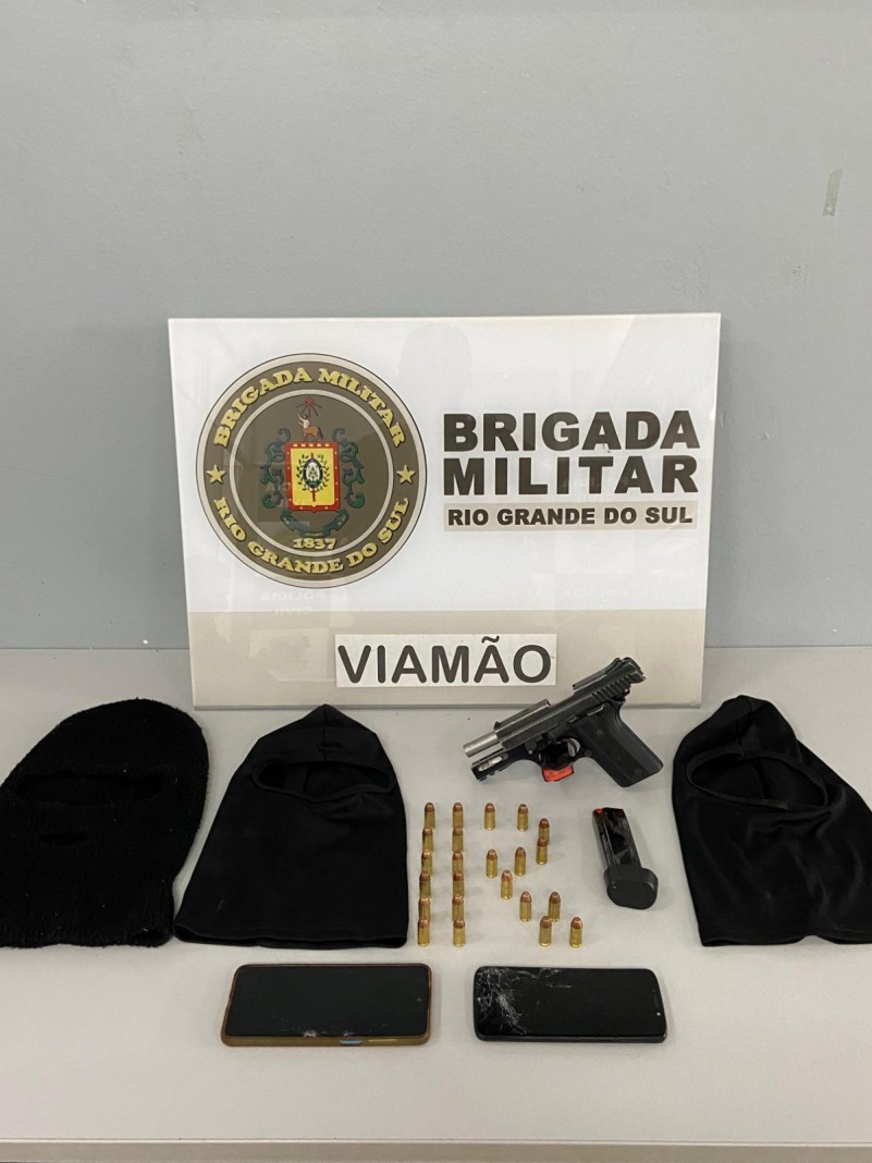 material apreendido em viamão