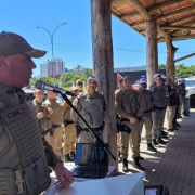 Fala do Comandante da região de Santa Catarina