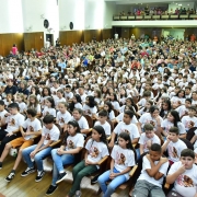 alunos formandos proerd 2º semestre em Santo Ângelo