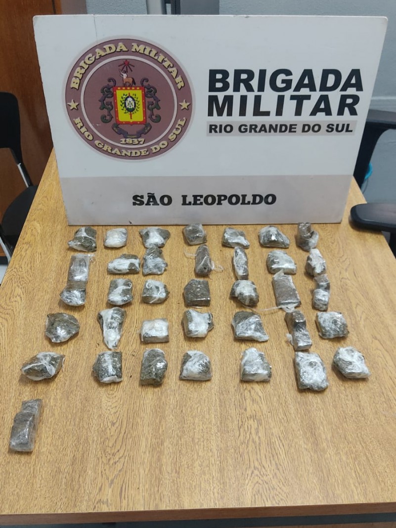 drogas apreendidas pela Brigada Militar