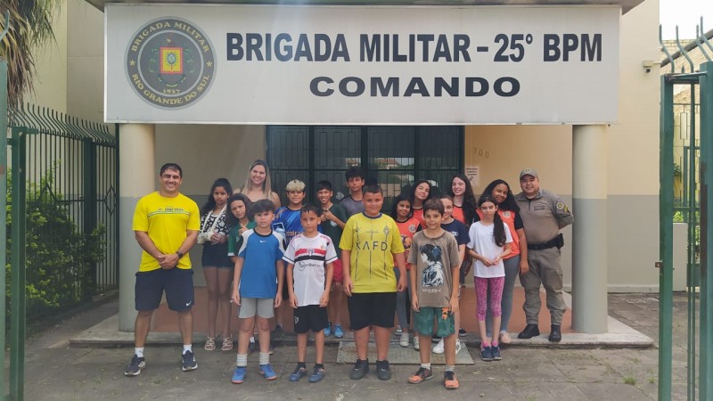 Visita ao quartel da BM em São Leopoldo