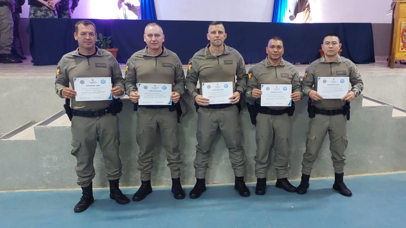 Formandos da turma do curso de Direção Policial Nível Multiplicador