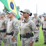 Tropa durante formatura