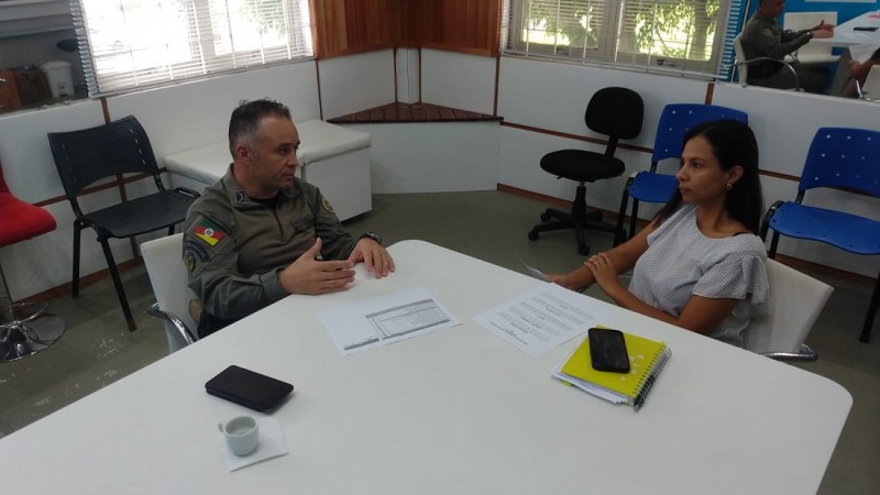 Comandante do CRPO-VRP realiza visita em Santa Cruz do Sul