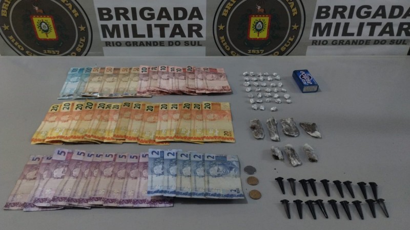 BM de Taquara efetua prisão por tráfico