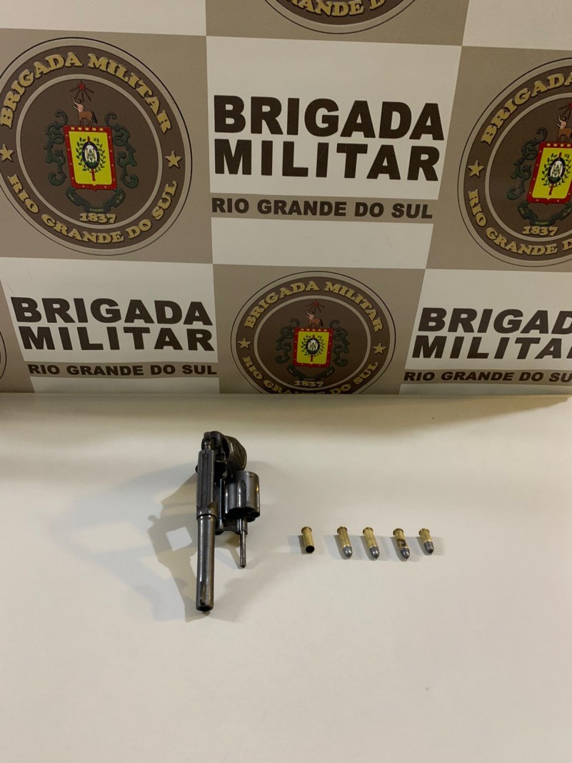 Arma apreendida em Taquara