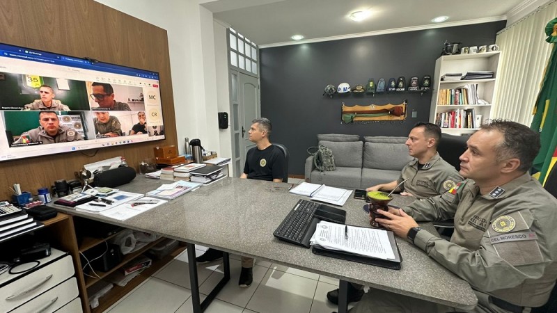A Brigada Militar juntamente com as demais forças de segurança está mobilizada no atendimento aos municípios