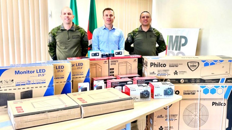 3º BABM recebe doação de equipamentos do MP