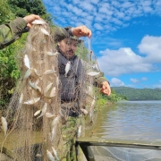 Apreesão de 10 407 metros de redes de pesca