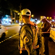Policiais militares do Comando Rodoviário da Brigada Militar