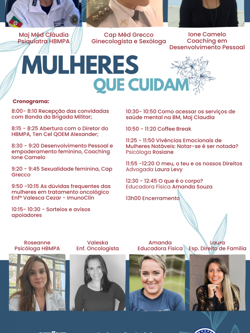 Brigada Militar promove evento “Mulheres que cuidam”