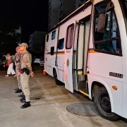 Base Móvel Comunitária junto ao evento de carnaval de rua de São Leopoldo