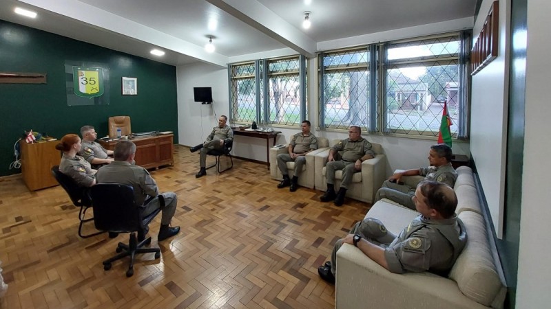Reunião técnica de transferência do 35ºBPM