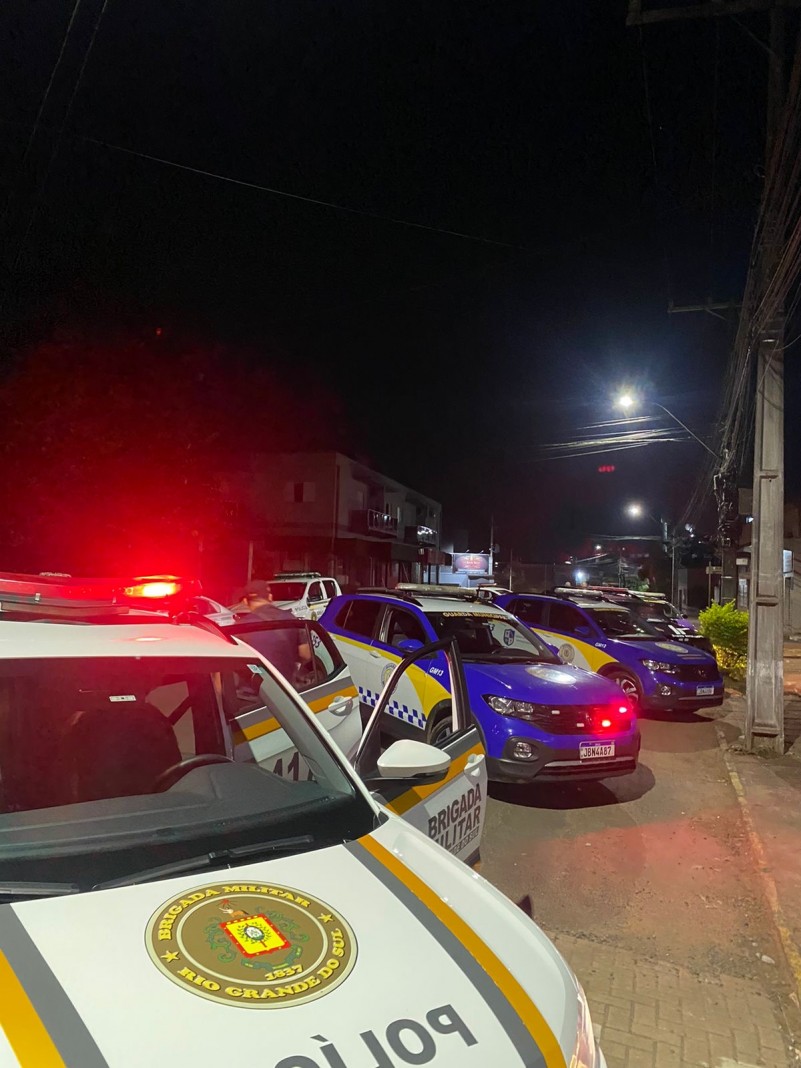 Operação conjunta em Estância Velha 