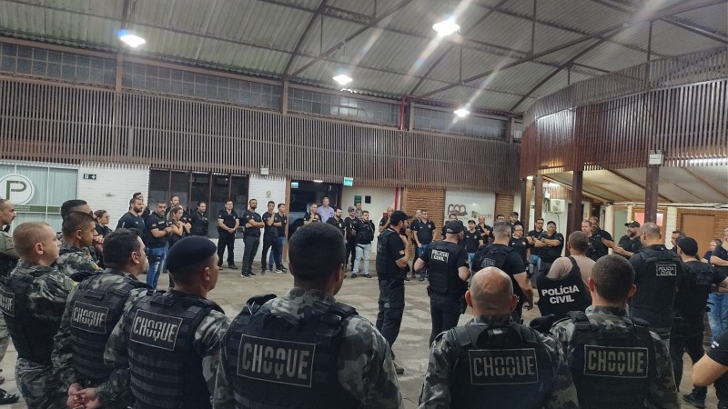 5 BPCHQ em apoio a PC na Operação Sacramento