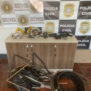apreensões de fios de cobre