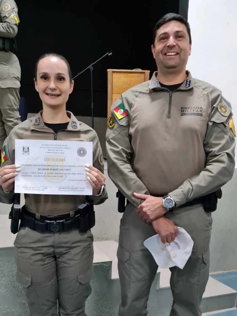 Policial Militar do CRBM conclui o Curso Básico de Polícia Judiciária Militar