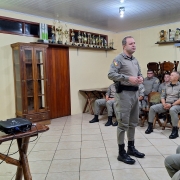 reunião do efetivo da 3º Cia
