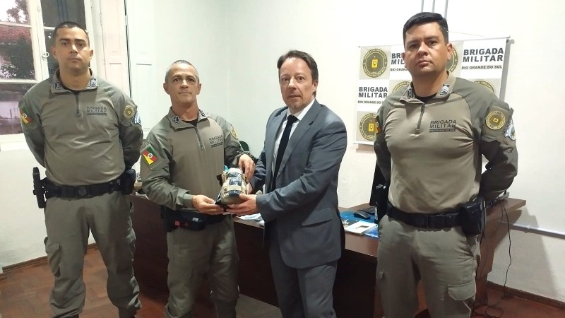 Entrega ocorreu na sede da Brigada Militar de São Francisco de Paula