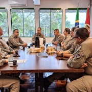 Novo Comandante do 25º BPM sendo apresentado